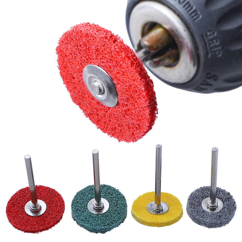 Nylon fiber grinding head with shank Mini metal surface polished polished hand electric drilling electric grinding machine accessories-Taobao