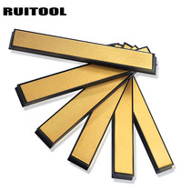 Grinding stone strip Emery 160 * 23mm ultra-fine titanium plated oil stone bar fixed angle sharpener with base household kitchen