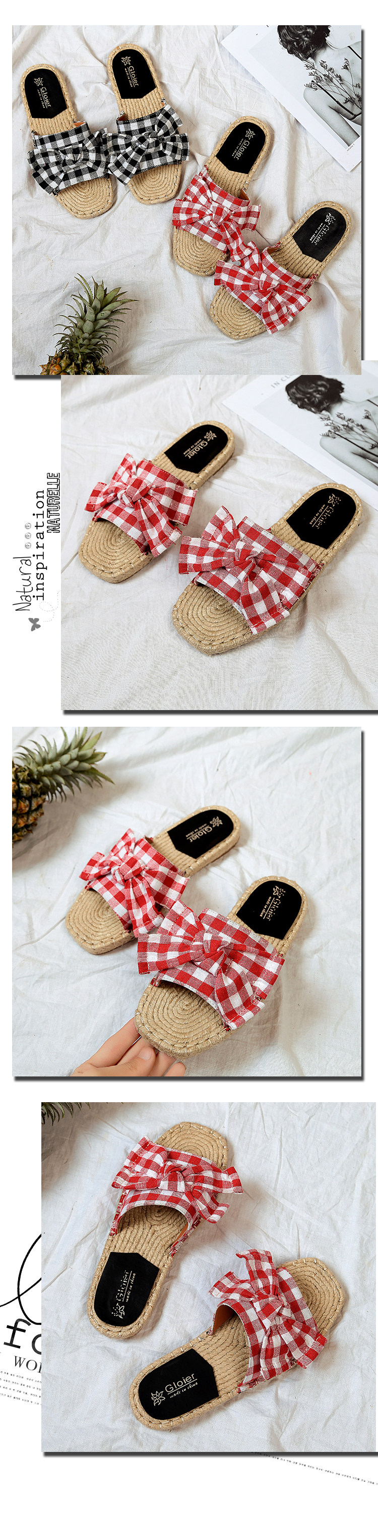 Sandales femme      en tissu - Ref 2672031 Image 7