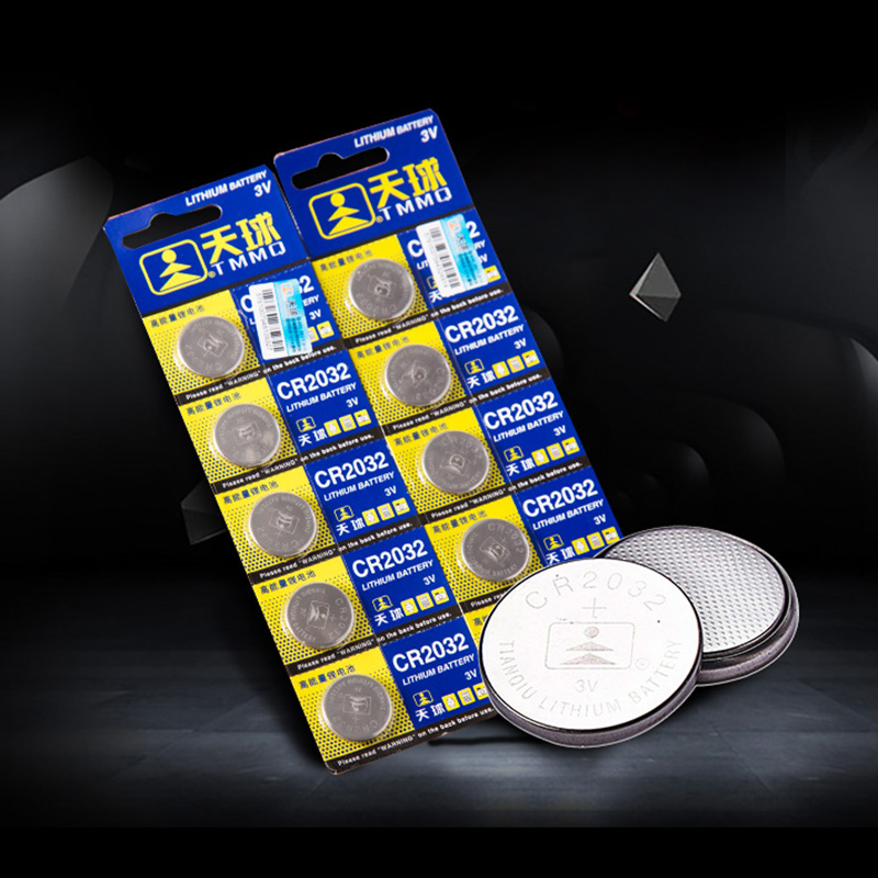CR2032 Electronic 3V Computer Motherboard Electronic Scale Remote Control Sky Ball Round Button Small Flat Battery 5 Pcs