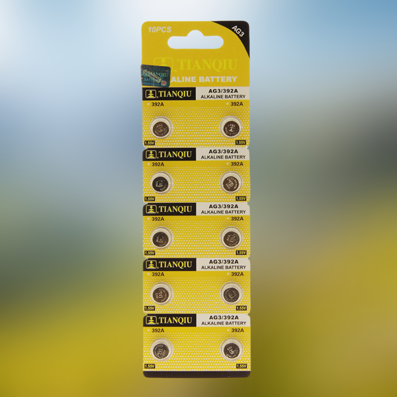 (AG3 button batteries 10 grain) LR41 392A RW37 L736 384 V3GA 312 PR41 electronic