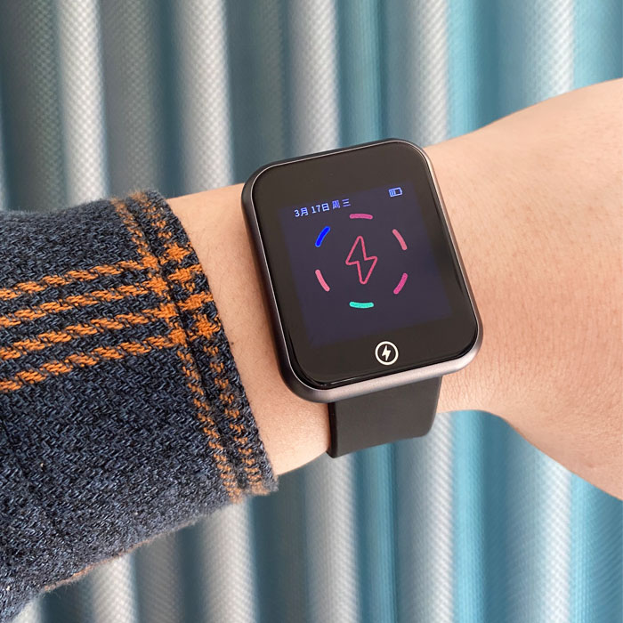 Electric Shock Watch Anti-lamped Bed Artificial Network Red Alarm Clock Creative Student Current Bracelet Slowly Wake Up