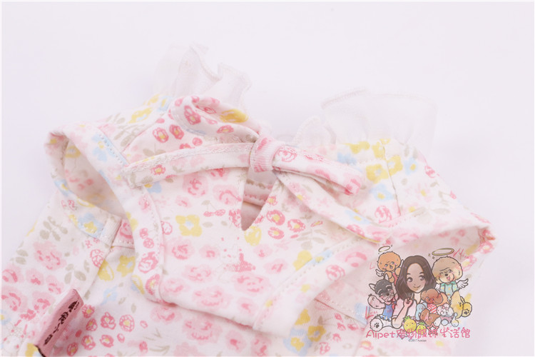 Chỉ dành cho thú cưng thị trấn thú cưng 2019 mùa xuân và hè quần áo cotton thêu hoa voan váy quần áo cho chó - Quần áo & phụ kiện thú cưng mua áo cho chó