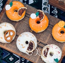 Net red doughnut model ins wind photo props forest simulation cake dessert table ornaments fake cake