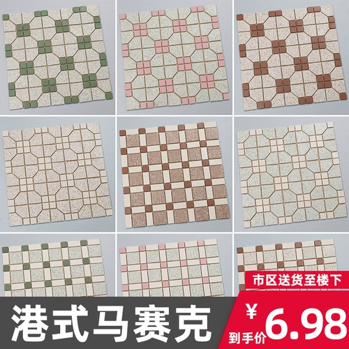 尚梅 Гонконг в стиле ледяной комнаты чайный ресторан сетевая сеть красный магазин ретро керамическая мозаичная плитка кухня туалетная балконная плитка напольная плитка