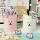 Cute self-deprecating bear ins pen holder office desktop storage iron bucket student large capacity multi-functional decorative pen holder
