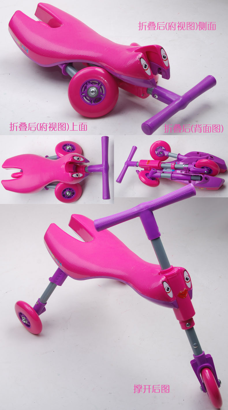 xe thăng bằng kiwicool Con bọ lớn xe ô tô yo xe gấp bé đi bộ ba bánh xe tay ga đồ chơi xe cân bằng xe - Smart Scooter xe cân bằng xiaomi