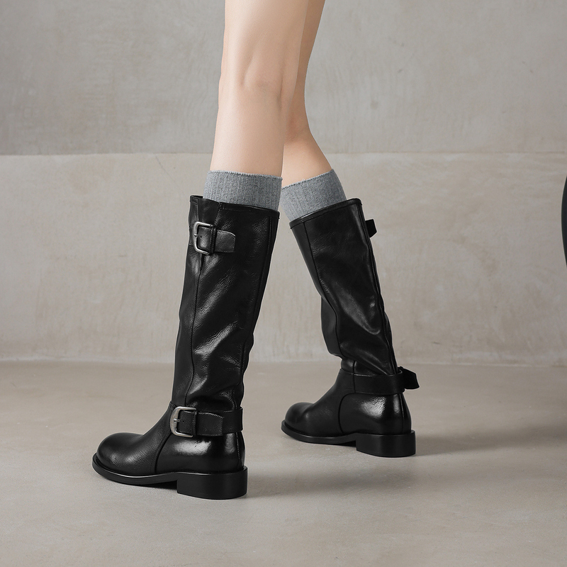 【Global Design】United States ⭐ Holwen Calf Leather~Boots for Women 2026 New Style Long Boots Flat Sole 3.0cm 【Global Design】United States ⭐ Holwen Calf Leather~Boots for Women 2026 New Style Long Boots Flat Sole 3.0cm