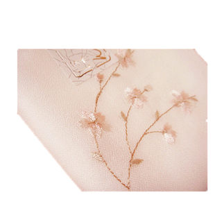 Japan imported antique cotton handkerchief ladies pure cotton cherry blossom embroidery soft pure white embroidery handkerchief light and soft
