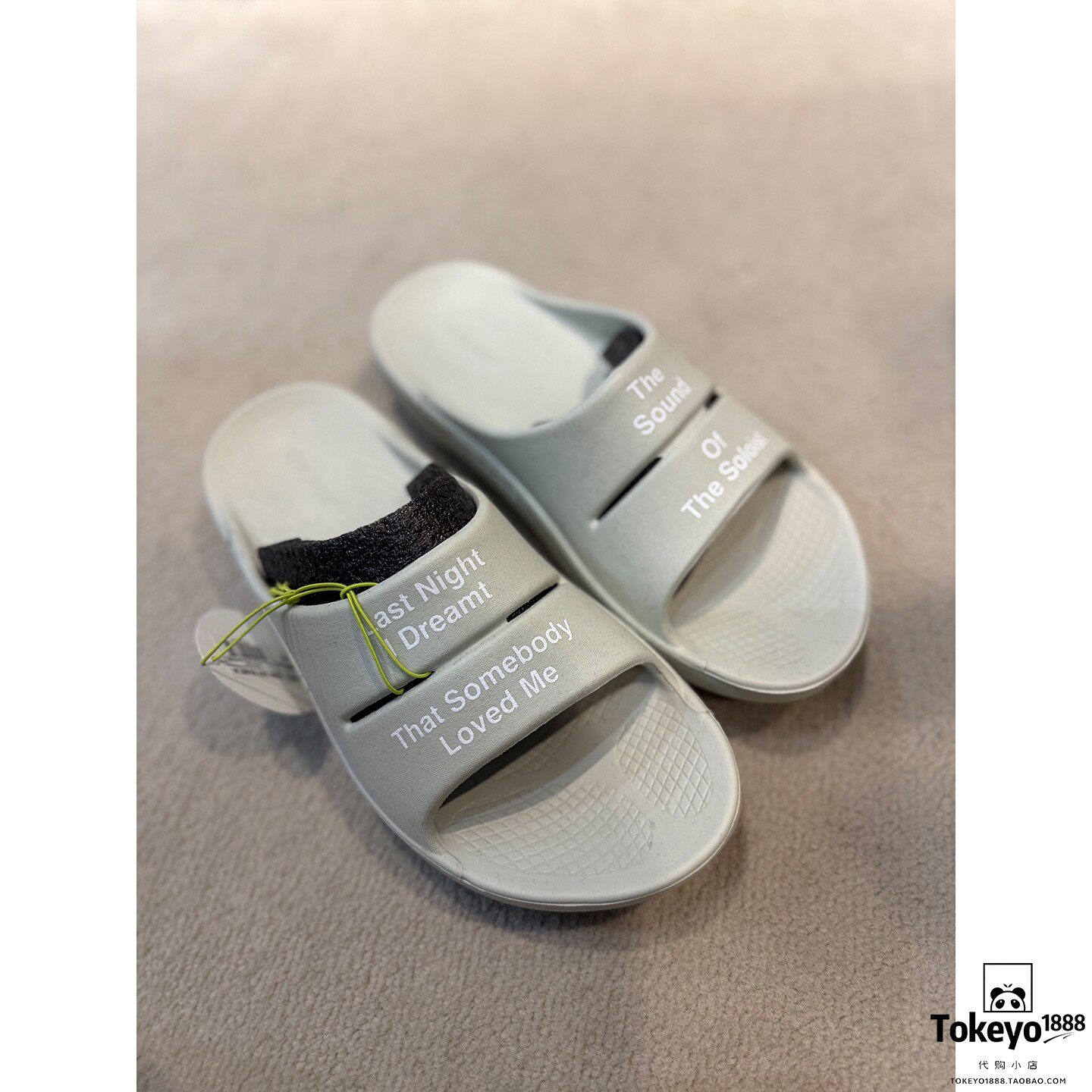 Отдых тапочки 【日本代购】 the soloist. 宫下贵裕 oofos sandals 拖鞋