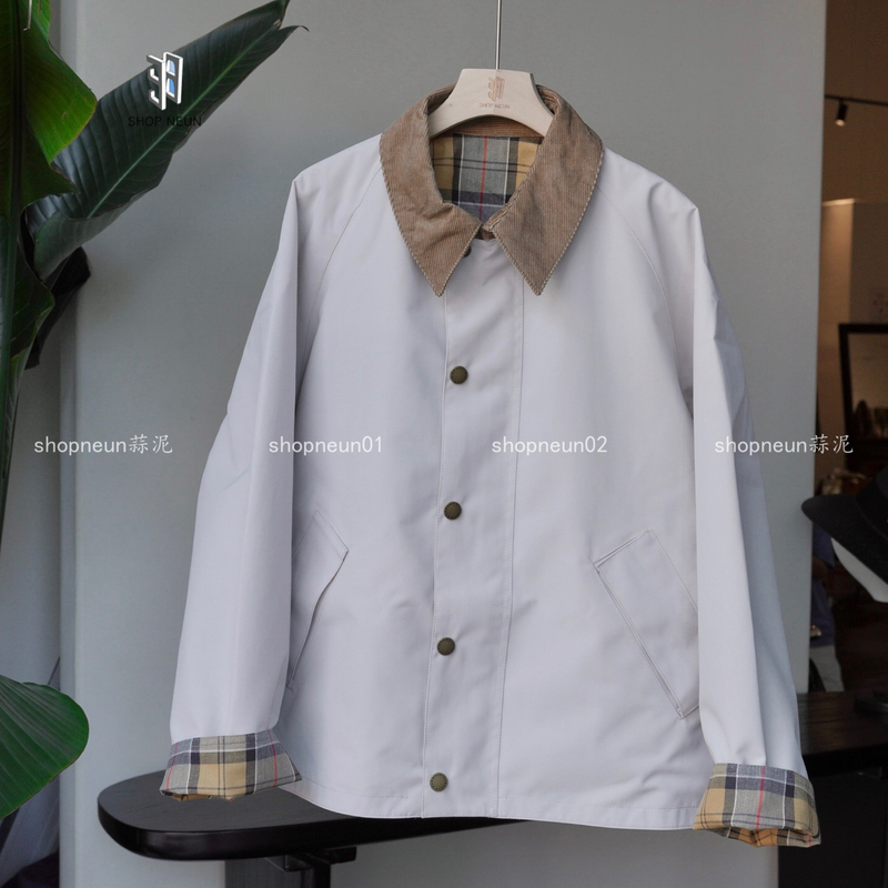 "Neun" Authorized Barbour Transport Reversible Wax-Free Short Jacket