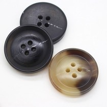 Buttons black brown four-eye coat buttons sweater buttons cardigan windbreaker buttons coat buttons suit buttons