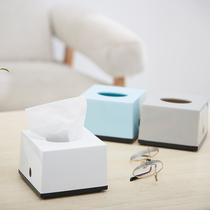 Tissue box Square plastic pumping paper box Small restaurant hotel hotel commercial tissue box square box Hand paper box