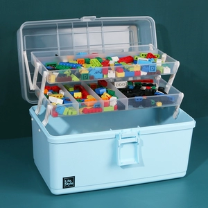 Lego, детский робот для программирования, коробка для хранения, игрушка, конструктор, портативная ручка, ящик для хранения, сортировка, мелкие частицы