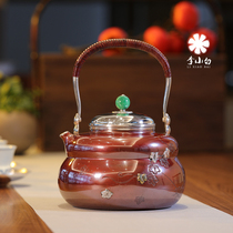 Li Xiaobai silver pot sterling silver 9999 kettle sterling silver pot silver pot teapot copper clad silver pot