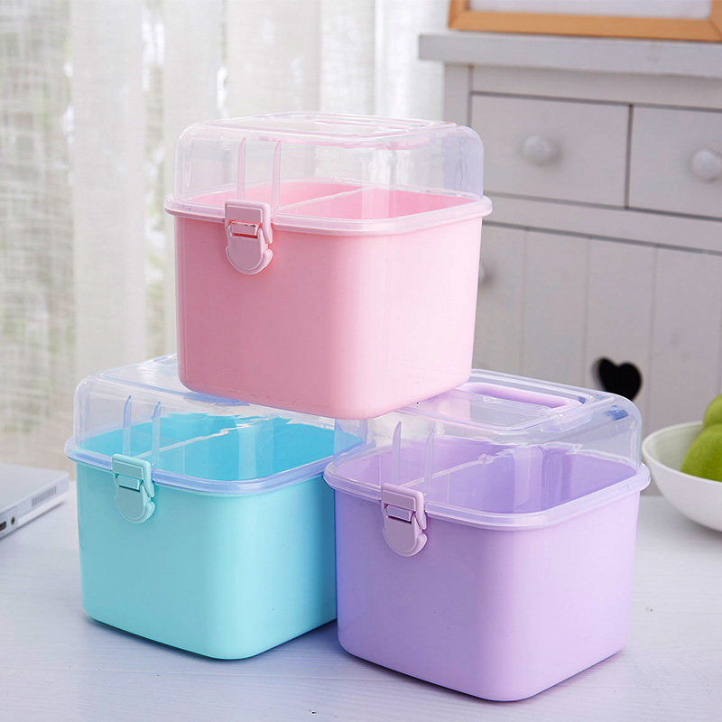 Pogwan Emergency Kit Medicine Box Small Number Home Medicine Box Home Use Containing Box Medicine Box Containing box Medical box