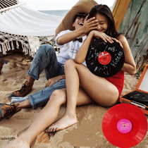 Retro Black Gum Record Disc Pendant Swing Piece Movie Wedding Dress Graphic Photo Photography Props Creative Personality Items