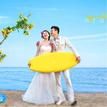 Wedding Dress Photography Props English Letters Colorful Surfboard Brigade Pat Sanya Seaside Waterboard Creative DIY Sailboard