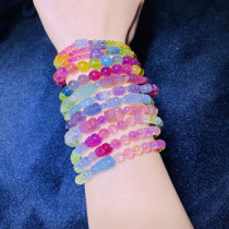 Xiao lei tourmaline studio natural tourmaline bracelet carved pendant accessories bracelet back pattern brave birthday gift female