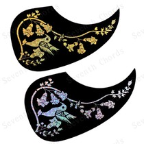 40 41 inch folk guitar guard board acoustic guitar Guard anti-scratch protection board comma with laser printing
