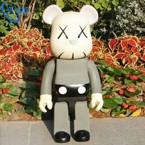 Shopping mall violent bear doll Big ornaments Cartoon Net Red Sesame Street glass fiber reinforced plastic living room light luxury decoration floor sculpture