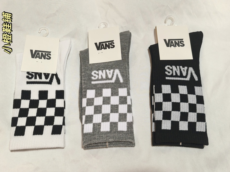 Vans Genuine Checkerboard Pattern Unisex Sports Korean Style High-Quality Elastic 80% Cotton Socks, Length 29cm Vans Genuine Checkerboard Pattern Unisex Sports Korean Style High-Quality Elastic 80% Cotton Socks, Length 29cm