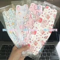 3b stereoscopic mask 3d solid cartoon printed mask adult 3d stereo mask individually packaged fish mouth type printing