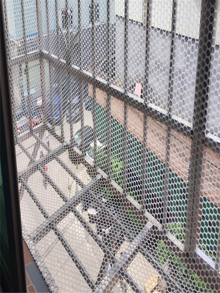 Anti-drop farm poultry white window seal net anti-cat net pet children guard net plastic seal balcony window sill