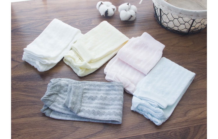 Bé sơ sinh vớ cotton lỏng đầu gối xà cạp điều hòa không khí vớ chống muỗi vớ bé vớ mùa hè phần mỏng