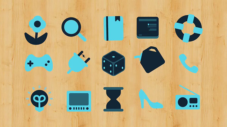 Final Cut Pro X 插件 Symbol 流行符号动画192个 for FCPX