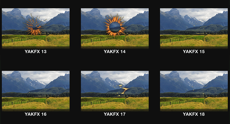 FCPX插件93个卡通火花火星加速线效果动画