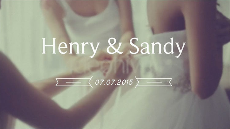 Final Cut Pro X 插件 10组时尚花纹生长婚礼名字日期标题 第三季