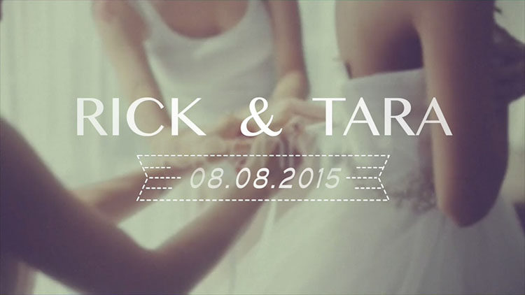 Final Cut Pro X 插件 10组时尚花纹生长婚礼名字日期标题 第三季