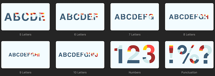 Final Cut Pro X 插件 Alpha 字母/数字/标点符号/贴纸、绘制动画