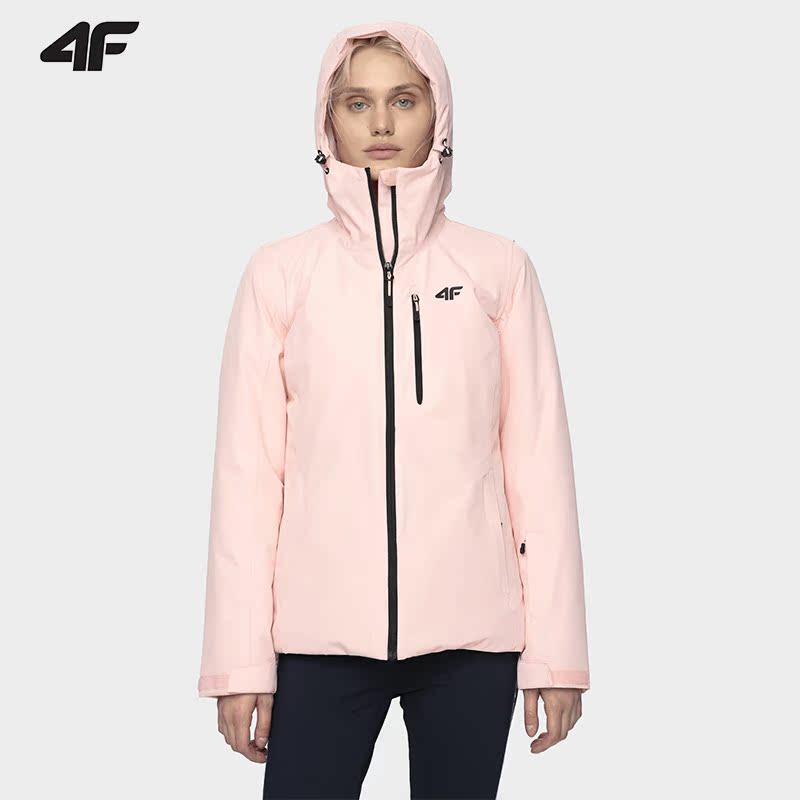 Ski suit 4F veneer double board ski blouses woman waterproof and warm and breathable snow suit