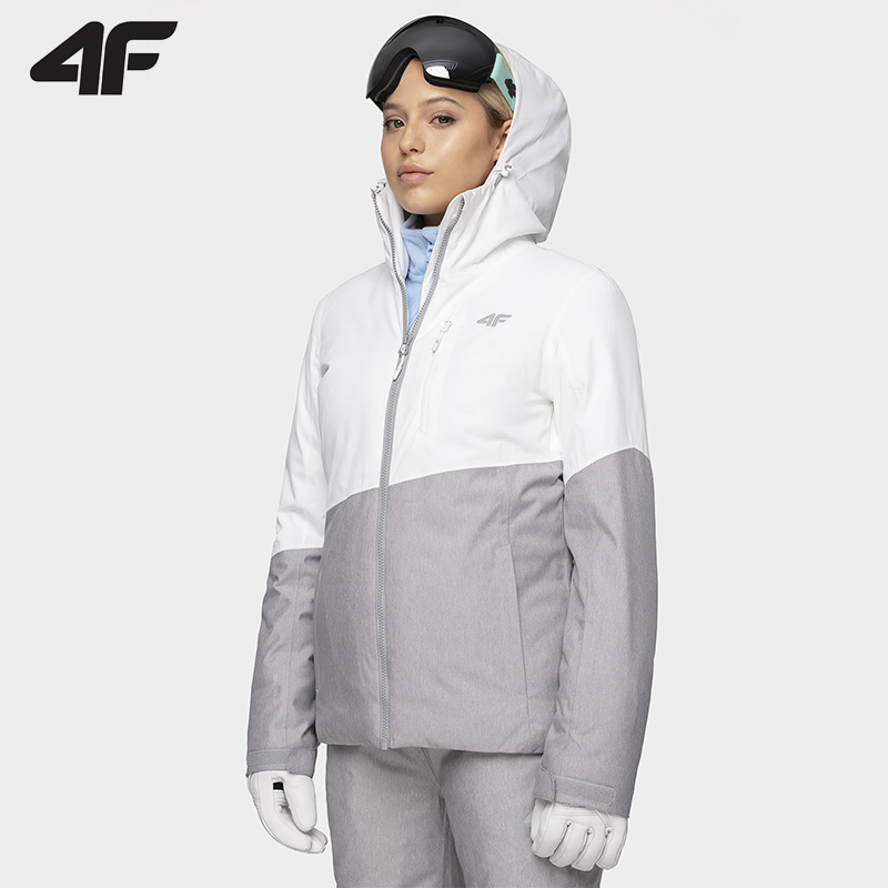 Ski suit 4F Veneer Double Board Ski Blouse Women Waterproof Warm and Breathable Parquet Indoor Ski ski.