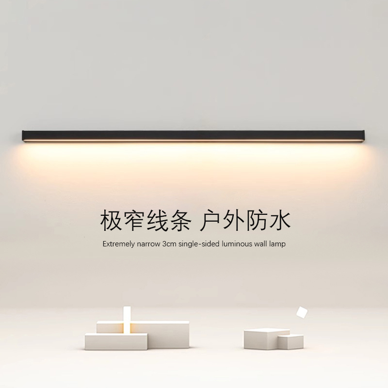 Outdoor Waterproof Wall Light Strip for Villa Entrance, Balcony, Outdoor Courtyard Led Linear Wall Washer Light