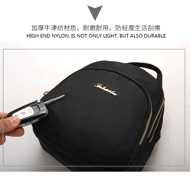 Thời trang đa năng vai nhỏ túi nữ Messenger túi mini vai nhỏ túi nữ túi xách nylon đơn giản ba lo nam