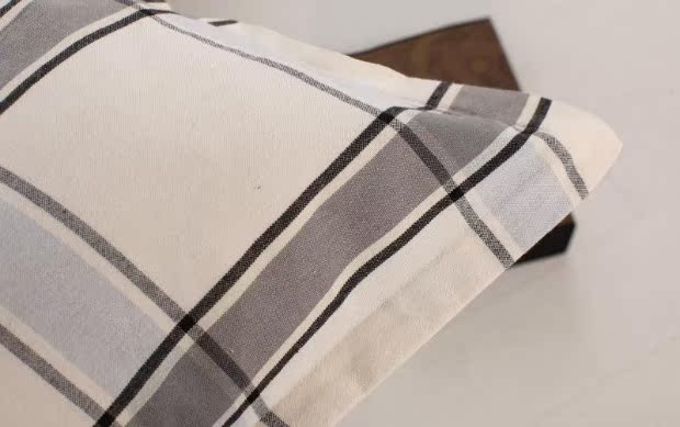 Cũ thô gối bông đơn gối thở thấm ấm gối cotton chải kỹ có thể không bóng không phai - Gối trường hợp gối đôi