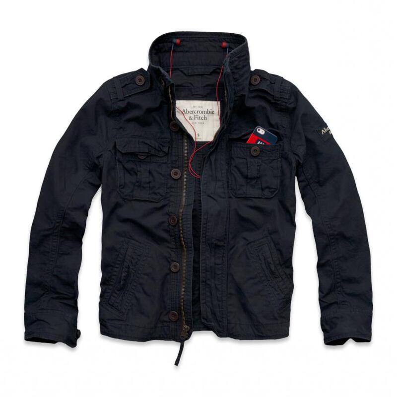 In Stock! Authentic Abercrombie&Fitch Af Men's Casual Stand-Collar Jacket from the Us Store 71327