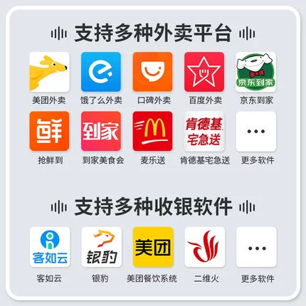 Xinye Takeaway Printer Wi -Fi Wireless Meituan голодный?