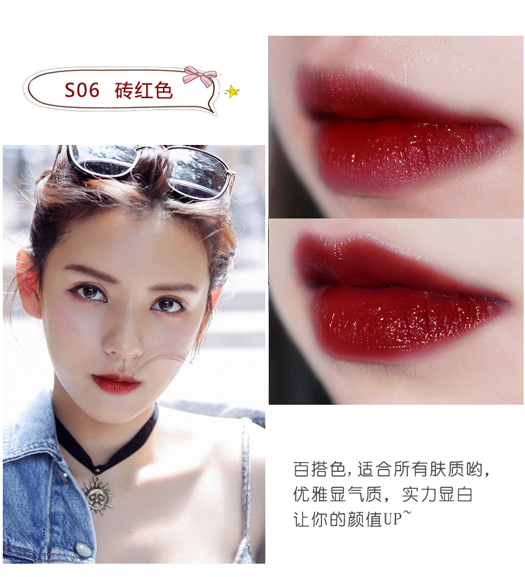 Môi mờ môi nhuộm son môi dạng lỏng giữ ẩm lâu bền không dễ làm mất màu gương son bóng môi mật ong cắn môi nam rung 	son bóng 3ce glass gloss review	