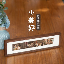 Solid Wood creative childrens custom photo frame set-up high sense ID Photo Wedding Photo baby gift with printed photo