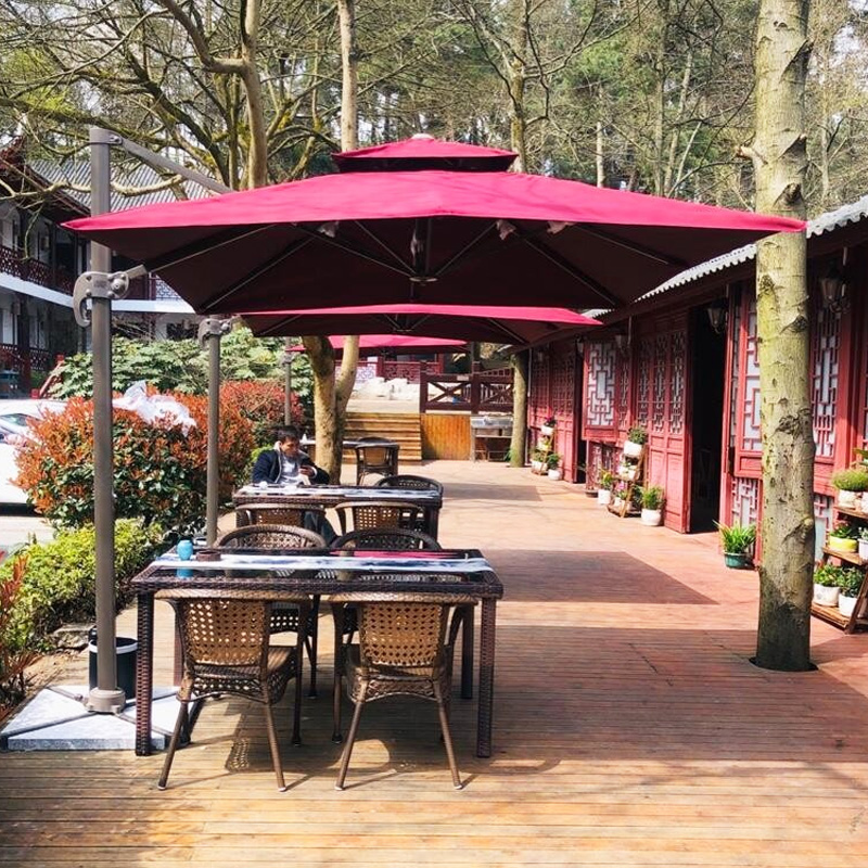 Courtyard Umbrella outdoor beach umbrellas outdoor large beach umbrellas 3 m Advertising pendulum Stall Umbrella Open-air Garden Security Rome Umbrella