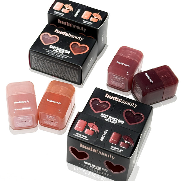 Сейчас в наличии !Худа красотка мини жидкость румянец установите Mini Baby Blush Duo Set