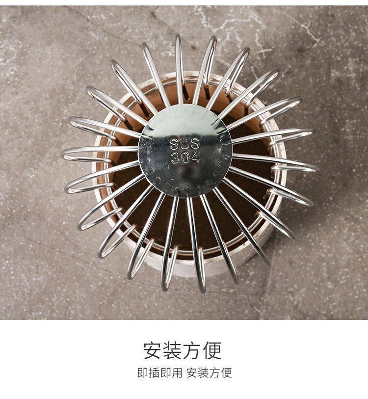 Трапных аксессуары 304不锈钢阳台地漏 天台庭院花园户外水封防臭室外50管75过滤网