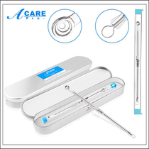 Acne needle beauty blackhead squeeze acne acne the swab 10 times magnifying mirror facial tool set