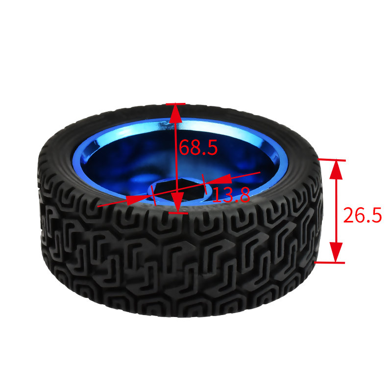 BST-ML66 Balanced xe lốp ô tô 65mm thông minh Wheels với Coupling Sponge Nội Courage Simulation Wheels.