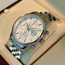 Corolla fashion mens watch automatic mechanical watch brand waterproof stainless steel belt mens watch leather belt tide