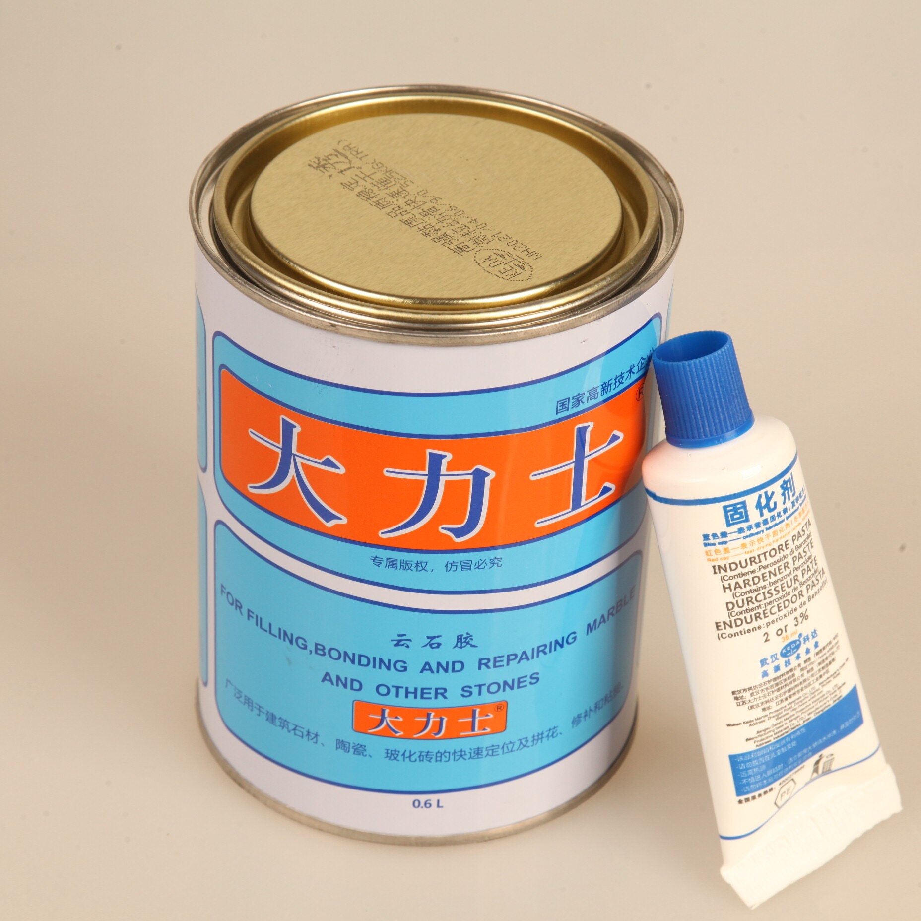 Ceramic under-counter basin special marble glue Hercules 0 6L sticky stone washbasin basin anti-drop dry hanging